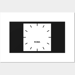 ROMA Time Zone Wall clock Posters and Art